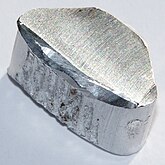 Aluminium chunk, 2.6 grams, 1 x 2 cm