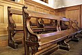 Original Foundling Hospital chapel benches