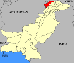 Location of Chitral