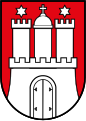 Burg im Wappen von Hamburg
