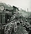 A photograph of Deadwood in 1876.