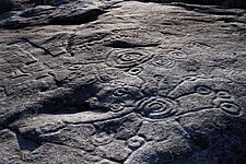 Galician Neolithic or Bronze Age cup and ring marks