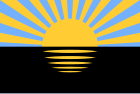 Flagge der Oblast Donezk