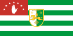 1:2 Flagge des Präsidenten Abchasiens