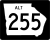 State Route 255 Alternate marker
