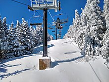Chair Lift on Gore Mountain.