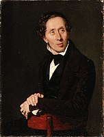 Hans Christian Andersen, 1836 von C. A. Jensen