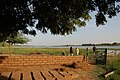 Production of mudbricks for construction in Niger, 2007.
