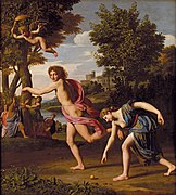 The Race between Atalanta and Hippomenes. Nicolas Colombel (1644–1717), Liechtenstein Museum, Vienna.