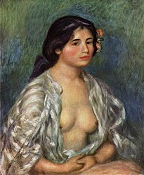 Gabrielle with Open Blouse, 1907, Tehran Museum of Contemporary Art
