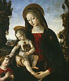 Virgin and Child with the Infant St John the Baptist, Pinturicchio