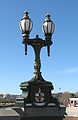 A lamp on the bridge