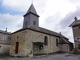 The church in Prix-lès-Mézières