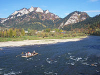Rafting on the Dunajec River at Pieniny, about 2005–2010