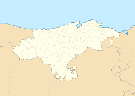 2014–15 Tercera División is located in Cantabria