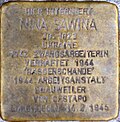 Stolperstein für Nina Sawina (Immermannstraße 53)