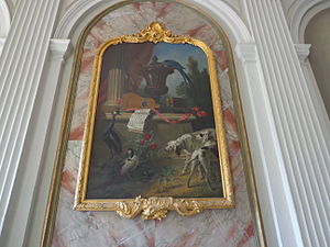 Painting by Jean-Baptiste Oudry (1742) in the Synod hall