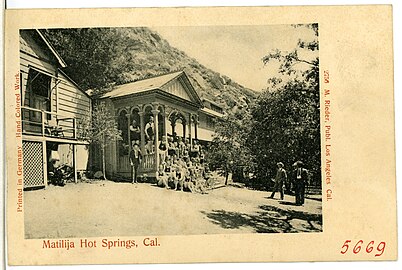 Matilija Hot Springs, California, 1905