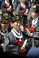Korean ritual dress resembles Ming hanfu