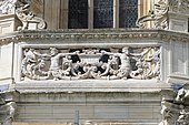 Renaissance balcony of the Church of Saint-Pierre, Caen, France