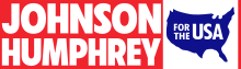 Johnson-Humphrey presidential campaign logo