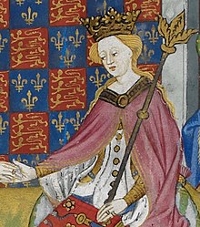 Queen Margaret, depicted in a contemporary manuscript