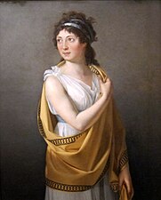 Revolutionary socialite Thérésa Tallien, by Marie-Guillemine Benoist, c.1799