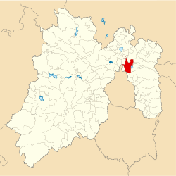 Location of Ecatepec in the State of Mexico