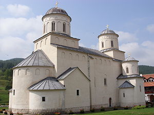 Mileševa monastery by King Stefan Vladislav Nemanjić at Prijepolje, 1236