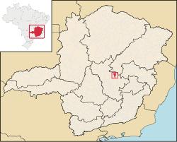 Location within Minas Gerais