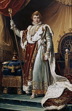 Napoléon en Costume du Sacre von François Gérard, 1805.
