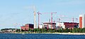 Image 79Olkiluoto 3 under construction in 2009. It was the first EPR, a modernized PWR design, to start construction. (from Nuclear power)
