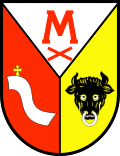 Coat of arms of gmina Mykanów
