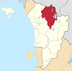 Location of Padang Terap District in Kedah