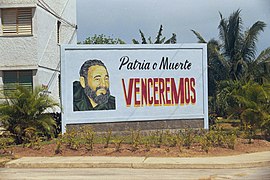 Fidel Castro in Cuban propaganda (2007)