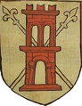 Coat of Arms of Cassono della Torre by Tino di Camaino, in the Basilica di Santa Croce, Florence.