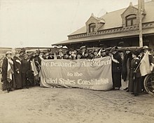 Suffrage Special in Colorado Springs.