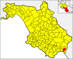 Torraca within the Province of Salerno
