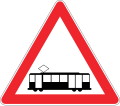 Trams crossing
