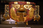 Sican headdress mask; 10th-11th century; gold, silver & paint; height: 29.2 cm (111⁄2 in.); Metropolitan Museum of Art
