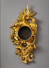 Frame for a wall clock by Jacques Caffieri (1745–1750)