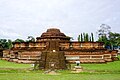 Candi Tua, the main temple is a stepped stupa