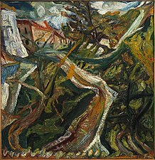Chemin de la Fontaine des Tins at Céret, c. 1920, Henry and Rose Pearlman Collection on long-term loan to the Princeton University Art Museum