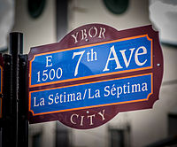 7th Ave Sign in Ybor City