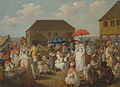 Linen Market in Dominica ca. 1780[26]