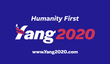 Slogan and logo of Yang's campaign
