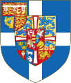 Shield of arms of Prince Philip from 1947 to 1952