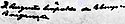 August Leopold's signature