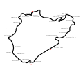 Streckenverlauf 1983–1984 während des Neubaus der Grand-Prix-Strecke