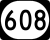 Kentucky Route 608 marker